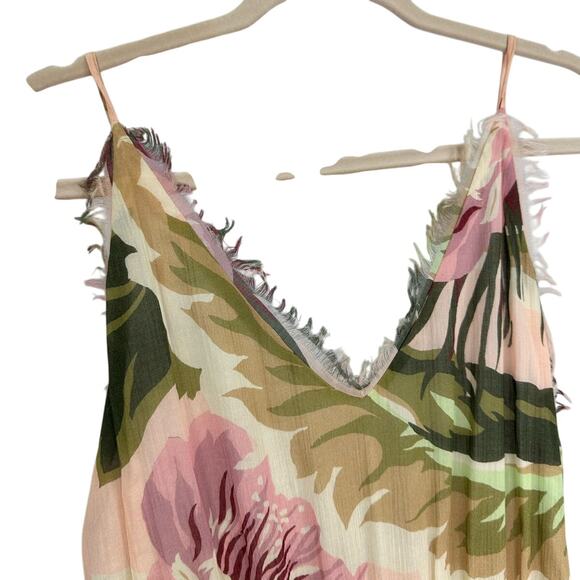 Zulu & Zephyr Florence Open Back Cropped Wide Leg Jumper Pink Floral - Medium - Picture 4 of 8